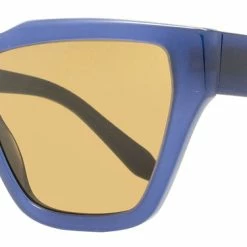Victoria Beckham Women's Rectangular Sunglasses VBS145 C04 Navy 56mm