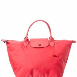 women Longchamp Le Pliage Club Medium Nylon Short Handle Tote