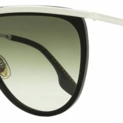 Victoria Beckham Women's Modified Aviator Sunglasses VB155S 001 Black 60mm
