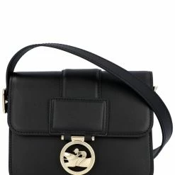 women Longchamp Box-Trot Leather Shoulder Bag