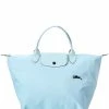 women Longchamp Le Pliage Club Medium Nylon Short Handle Tote