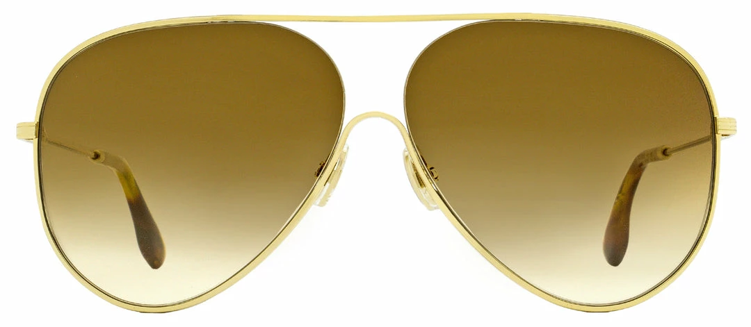 Victoria Beckham Women's Aviator Sunglasses VB133S 702 Gold/Honey Havana 61mm 4 Victoria Beckham Women's Aviator Sunglasses VB133S 702 Gold/Honey Havana 61mm - Image 2
