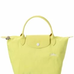 women Longchamp Le Pliage Club Small Nylon Short Handle Tote
