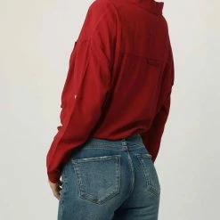 Dear John Denim women Arianna Front Tie Shirt in Molten Lava -Dear John Denim Sales Shop 3124a90837bc40ec8565788416e4823d df036bb6 a494 4da2 b4be d864a53a3547 1080x