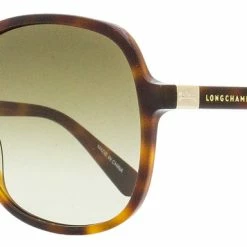 Longchamp Women's Square Sunglasses LO668S 214 Havana 58mm