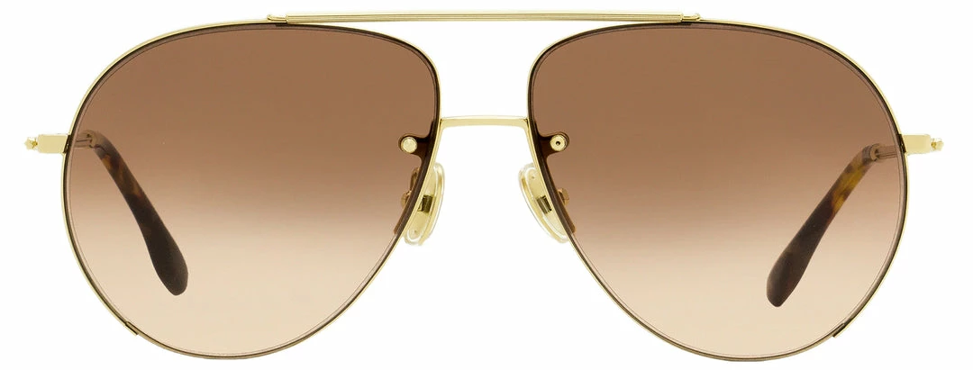 Victoria Beckham Women's Aviator Sunglasses VB213S 725 Gold/Havana 61mm 4 Victoria Beckham Women's Aviator Sunglasses VB213S 725 Gold/Havana 61mm - Image 2