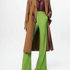 Victoria Beckham women Patch Pocket Trench Coat