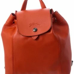women Longchamp Le Pliage XS Leather Backpack