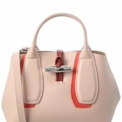 women Longchamp Roseau Leather Crossbody