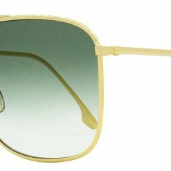 Victoria Beckham Women's Square Sunglasses VB202S 713 Gold 59mm