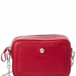 women Longchamp Le Foulonne Leather Crossbody