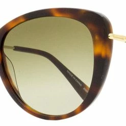 Longchamp Women's Butterfly Sunglasses LO674S 214 Havana/Gold 56mm