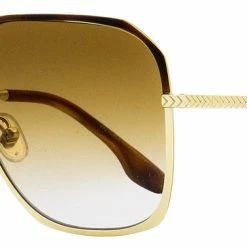 Victoria Beckham Women's Navigator Sunglasses VB212S 702 Gold/Havana 59mm