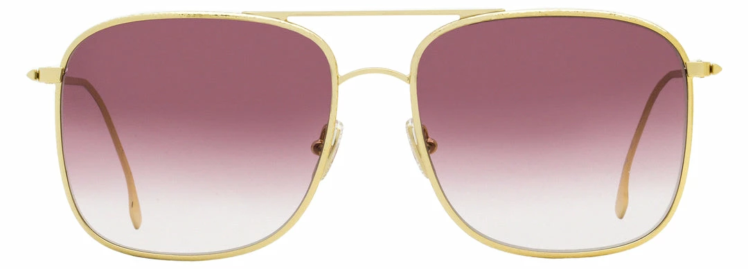 Victoria Beckham Women's Square Sunglasses VB202S 712 Gold 59mm 4 Victoria Beckham Women's Square Sunglasses VB202S 712 Gold 59mm - Image 2