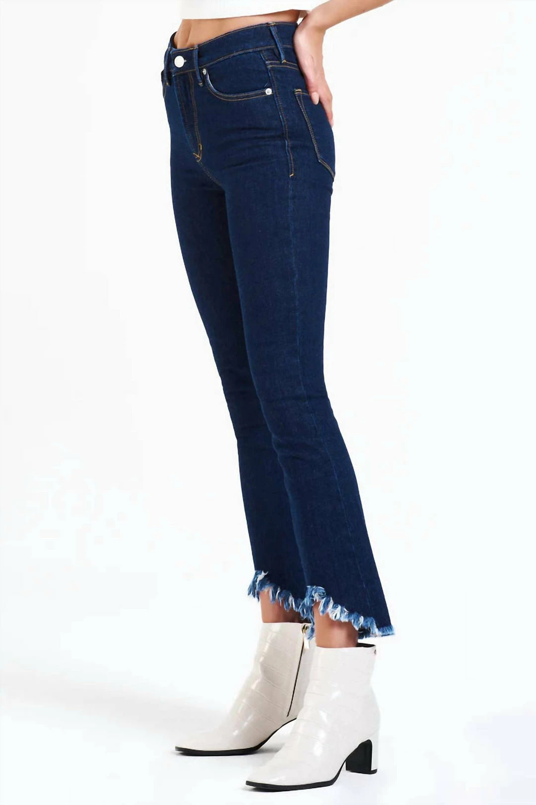 Dear John Denim women Loren High Rise Cropped Flare Jean in Lancaster 4 Dear John Denim women Loren High Rise Cropped Flare Jean in Lancaster - Image 2