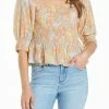 Dear John Denim women Frida Smocked Bodice Top in Creamsicle Paisley -Dear John Denim Sales Shop 88d1909c3aa54e8dabade801863c81ed 1080x