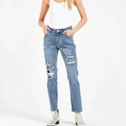 Dear John Denim women Aiden High Rise Girlfriend Jeans in Ambassador