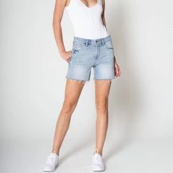 Dear John Denim women Highrise Julian Shorts in Santorini Wash