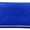 Longchamp women Longcham LM Cuir Deluxe Jockey Embossed Leather Fla Enveloe Wallet