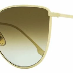 Victoria Beckham Women's Cat-Eye Sunglasses VB209S 702 Gold 59mm