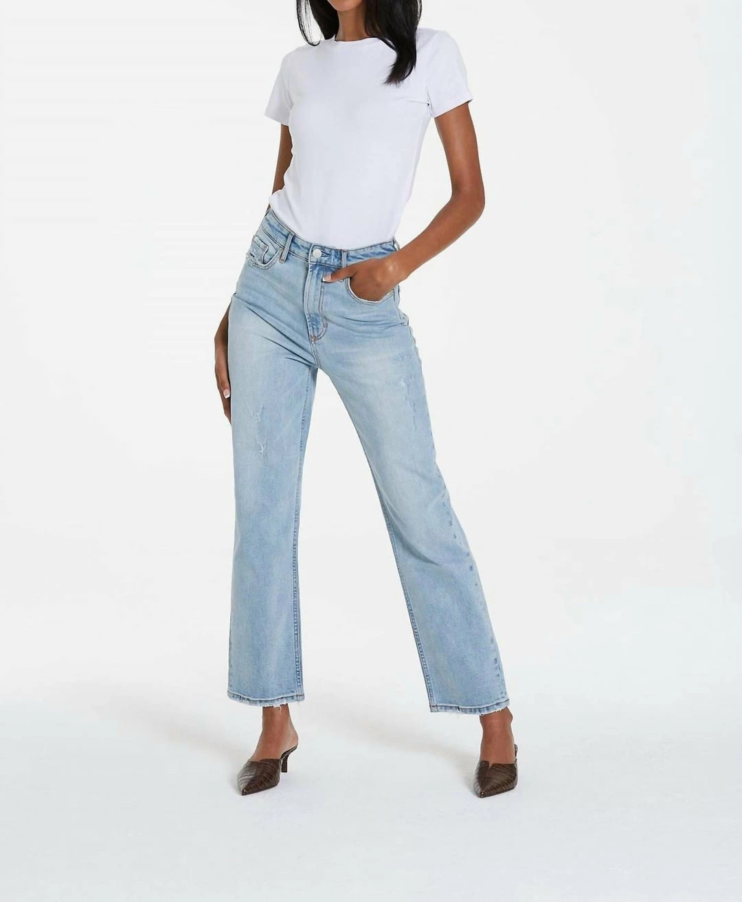 Dear John Denim women 90S Throwback Jean in Light Denim 5 Dear John Denim women 90S Throwback Jean in Light Denim - Image 3