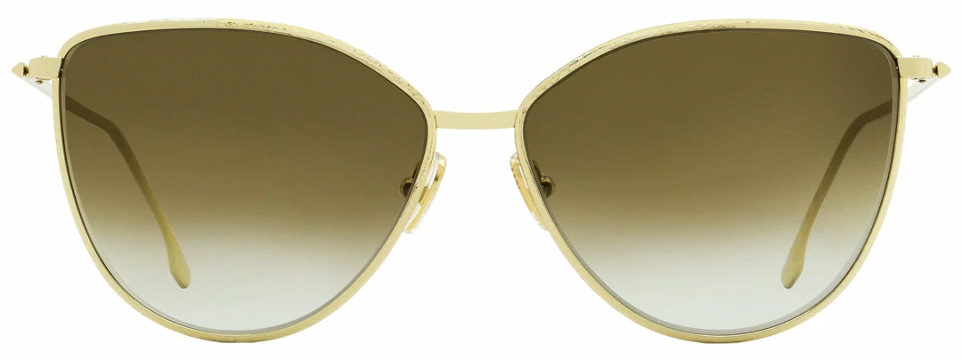 Victoria Beckham Women's Cat-Eye Sunglasses VB209S 702 Gold 59mm 4 Victoria Beckham Women's Cat-Eye Sunglasses VB209S 702 Gold 59mm - Image 2