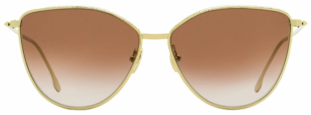Victoria Beckham Women's Cat-Eye Sunglasses VB209S 722 Gold 59mm 4 Victoria Beckham Women's Cat-Eye Sunglasses VB209S 722 Gold 59mm - Image 2