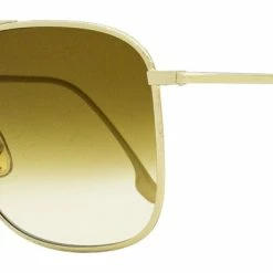 Victoria Beckham Women's Square Sunglasses VB202S 702 Gold 59mm