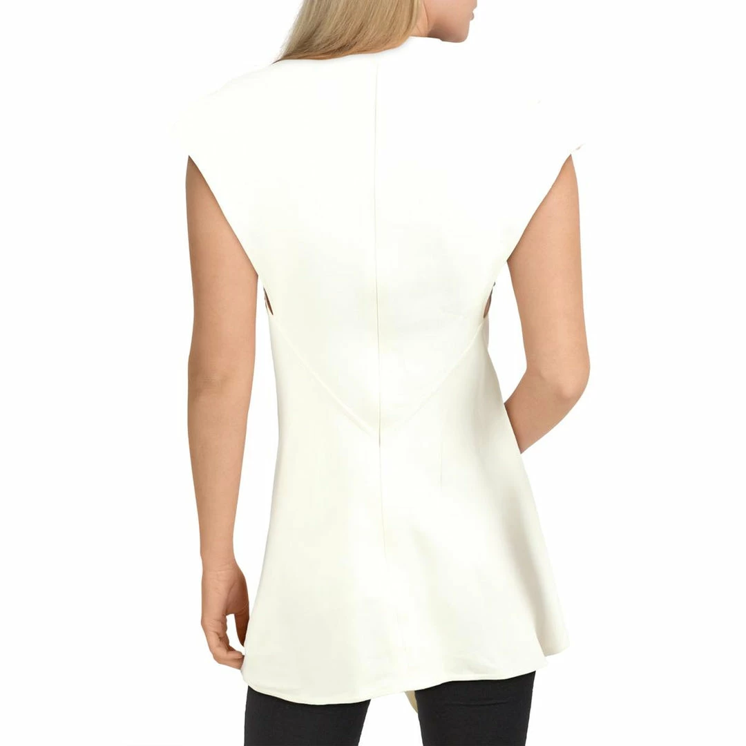 Victoria Beckham Fluid Cady Womens Tie Drape Tux Tank Top 4 Victoria Beckham Fluid Cady Womens Tie Drape Tux Tank Top - Image 2
