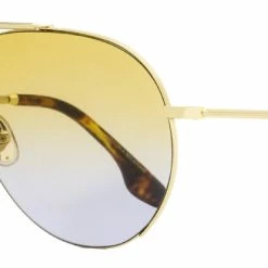Victoria Beckham Women's Aviator Sunglasses VB213S 723 Gold/Havana 61mm