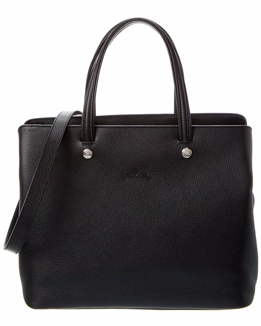 women Longchamp Medium Leather Tote 3 women Longchamp Medium Leather Tote