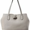 women Longchamp Roseau Medium Leather Tote