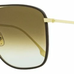 Victoria Beckham Women's Navigator Sunglasses VB210SL 207 Mocha/Gold 58mm
