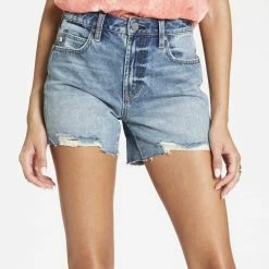 Dear John Denim women Ivy Distressed Shorts in Dazzler