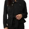 Dear John Denim women Austin Belted Jacket in Black Denim