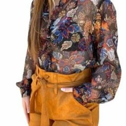 Dear John Denim women Evelyn Chiffon Top in Province Flower