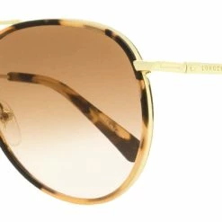 Longchamp Women's Aviator Sunglasses LO684S 716 Rose Havana/Gold 58mm